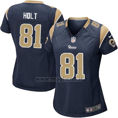 Maglia NFL Game Donna Los Angeles Rams Holt Nero